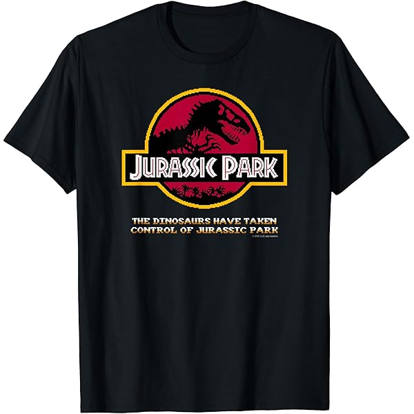 Amazon | ジュラシックパークのロゴ - 公式ライセンス商品。 Tシャツ